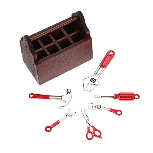 COMNESTBI 1 Satz kleine Werkzeugkiste Miniatur Hausschmuck Mini-Toolkit Reparaturset für zu Hause Miniatur Werkzeugkoffer Miniatur-Multitool Legierung rot COMNESTBI 1 Satz kleine Werkzeugkiste Miniatur Hausschmuck Mini-Toolkit Reparaturset für zu Hause Miniatur Werkzeugkoffer Miniatur-Multitool Legierung rot von COMNESTBI