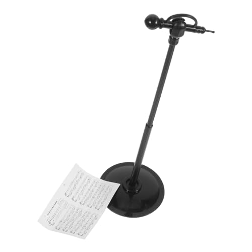 COMNESTBI 1 Satz zartes Mini-Mikrofon Miniaturmikrofon für Kid Toys gieskanne kinderspielzeug spielzeuge für Mini-Puppenmikrofon zartes Mikrofondekor Papier Black von COMNESTBI