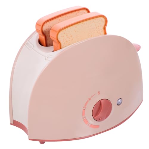 COMNESTBI 1 Satz zum Brotbacken Kindertoaster gefälscht -Toaster küchen kinderküche Brot Machine Mini-Toaster- Holzspielzeug für Plastik Rosa COMNESTBI 1 Satz zum Brotbacken Kindertoaster gefälscht -Toaster küchen kinderküche Brot Machine Mini-Toaster- Holzspielzeug für Plastik Rosa von COMNESTBI