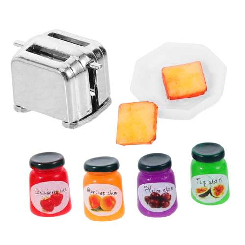 COMNESTBI 1 Set Delicate Mini Puppe Möbel Prop Harz Legierung Toaster Toaster Miniatur COMNESTBI 1 Set Delicate Mini Puppe Möbel Prop Harz Legierung Toaster Toaster Miniatur von COMNESTBI