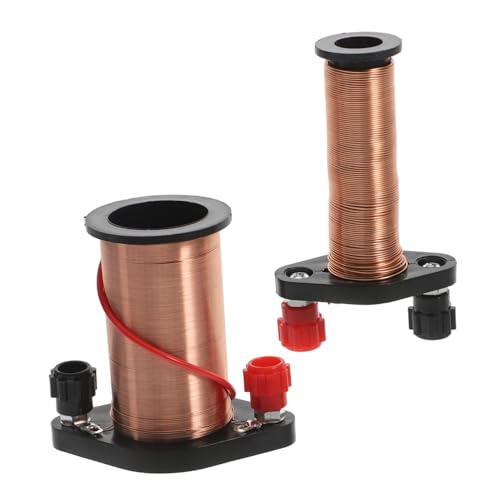 COMNESTBI 1 Set Elektromagnetisches Induktionssolenoid Elektrokit Starter Solenoid Draht Elektronik Kit Wissenschaftskits Für Teenager Physik Für Elektromagnet Kit Magnetspulen Kupfer von COMNESTBI