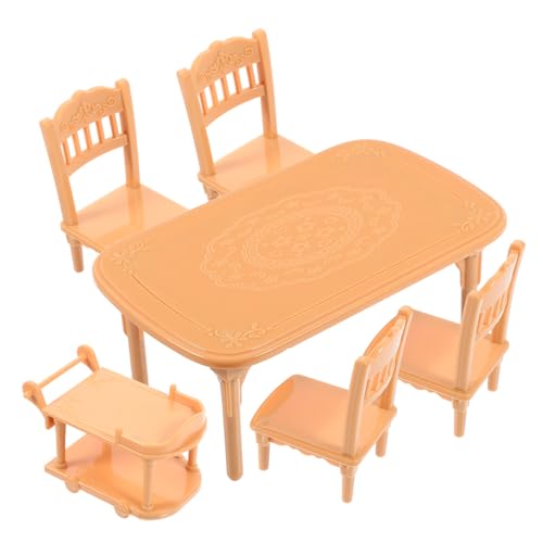 COMNESTBI 1 Set Esstisch Und Stuhl Modell Spielzeughaus Puppenhausmöbel Puppenhauszubehör Puppenhaus Miniatur Esstisch Miniaturtisch Puppenhaus Mini Möbel Kunststoff COMNESTBI 1 Set Esstisch Und Stuhl Modell Spielzeughaus Puppenhausmöbel Puppenhauszubehör Puppenhaus Miniatur Esstisch Miniaturtisch Puppenhaus Mini Möbel Kunststoff von COMNESTBI