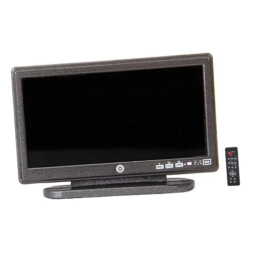 COMNESTBI 1 Set Flachbildfernseher Modell Für Mini Mini Flachbildfernseher Modell Puppenhaus Recorder Spielhaus Zubehör Desktop Modell Zarter Miniaturfernseher Grauer COMNESTBI 1 Set Flachbildfernseher Modell Für Mini Mini Flachbildfernseher Modell Puppenhaus Recorder Spielhaus Zubehör Desktop Modell Zarter Miniaturfernseher Grauer von COMNESTBI