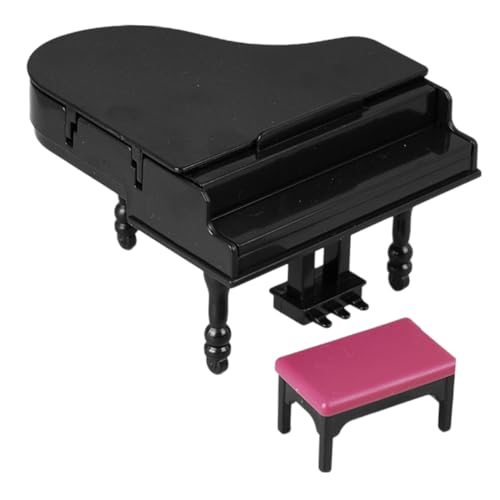 COMNESTBI 1 Set Mini Klavierdekoration Musik Mini Puppenhaus Bausatz Plattenraum Miniatur Puppenhaus Bausatz Puppenhaus Miniatur Zubehör Instrument Mini Hausmöbel Puppenmöbel von COMNESTBI