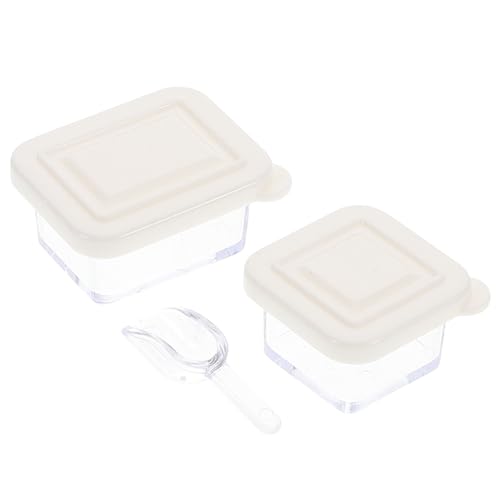 COMNESTBI 1satz Miniaturisierte Simulation Lunchboxen Aus Transparente Puppenhaus Zubehör Für Dekoration Realistische Modelle Für Miniatur Und Spielzeug-szenen von COMNESTBI