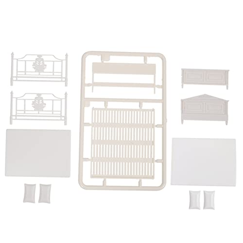 COMNESTBI 1 Set Modellbett Mini Hauszubehör Mini Schlafzimmermöbel Bett Modellbett Mini Ornament Miniaturen DIY Kinderspielzeug Miniatur Hausmöbel Kit Mini Spielzeugbett COMNESTBI 1 Set Modellbett Mini Hauszubehör Mini Schlafzimmermöbel Bett Modellbett Mini Ornament Miniaturen DIY Kinderspielzeug Miniatur Hausmöbel Kit Mini Spielzeugbett von COMNESTBI