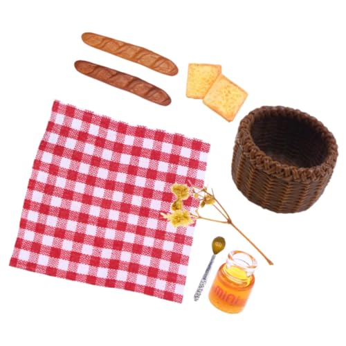 COMNESTBI 1 Set Puppenhaus Mini Frühstücksdekoration Miniatur Zubehör Weihnachtsmodelle Spielbrot Miniatur Brotkorb Mini Lebensmittel Dessert Modelldekor Mini DIY Winziges COMNESTBI 1 Set Puppenhaus Mini Frühstücksdekoration Miniatur Zubehör Weihnachtsmodelle Spielbrot Miniatur Brotkorb Mini Lebensmittel Dessert Modelldekor Mini DIY Winziges von COMNESTBI