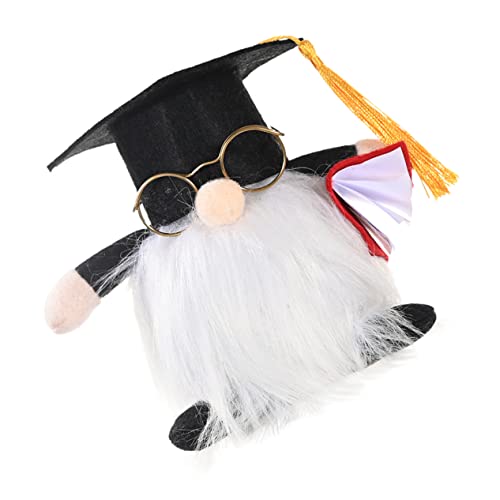 COMNESTBI 1 Stück Puppe für die Abschlusssaison Abschluss 2021 Puppendeko Puppenornament bürodeko Office Decoration Abschluss-Gnom-Puppe Zwergpuppe Stoff Black COMNESTBI 1 Stück Puppe für die Abschlusssaison Abschluss 2021 Puppendeko Puppenornament bürodeko Office Decoration Abschluss-Gnom-Puppe Zwergpuppe Stoff Black von COMNESTBI