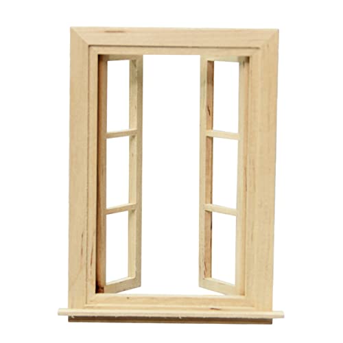 COMNESTBI 1 Stück Tür- Und Fenstermodell Mini- -miniaturfenster Mini-DIY-möbelmodell Mini-fenstermodell Aus Holz Sechs Gitterfensterrahmen Simuliertes Fenstermodell Hölzern COMNESTBI 1 Stück Tür- Und Fenstermodell Mini- -miniaturfenster Mini-DIY-möbelmodell Mini-fenstermodell Aus Holz Sechs Gitterfensterrahmen Simuliertes Fenstermodell Hölzern von COMNESTBI