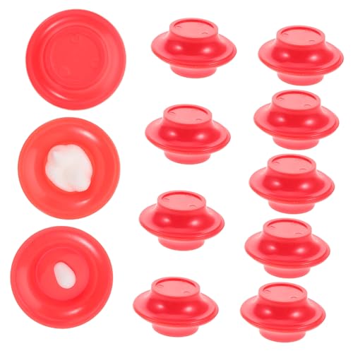 COMNESTBI 10 Sätze Hühnermagie Chick Toy Zauberer Streiche Rot Plastik von COMNESTBI