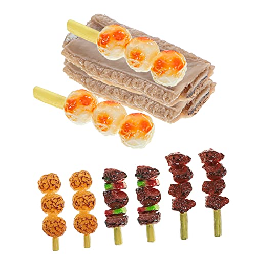 COMNESTBI 10 Stück Bratenspielzeug für hühner spielsachen küchendekoration BBQ- Spielzeugnahrung Grill-Rollenspiel- Grillspielzeug PVC COMNESTBI 10 Stück Bratenspielzeug für hühner spielsachen küchendekoration BBQ- Spielzeugnahrung Grill-Rollenspiel- Grillspielzeug PVC von COMNESTBI