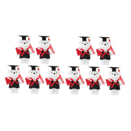 COMNESTBI 10 Stück Graduierte Doktorbär Puppe Abschlussbouquet Bärenpuppenstrauß Abschlussbär-Dekoration Abschluss-blumenstrauß- Abschluss Bärenstrauß Polyester COMNESTBI 10 Stück Graduierte Doktorbär Puppe Abschlussbouquet Bärenpuppenstrauß Abschlussbär-Dekoration Abschluss-blumenstrauß- Abschluss Bärenstrauß Polyester von COMNESTBI