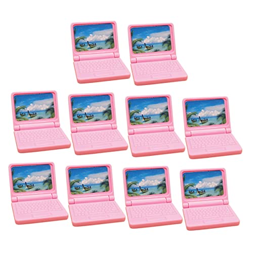 COMNESTBI 10 Stück Laptop -Modell Puppenhaus-miniaturen Mini-Laptop-Modell -Laptop Puppenhaus Mini-Laptop Mini- -Laptop Miniatur-Laptop-Computer Rosa Plastik COMNESTBI 10 Stück Laptop -Modell Puppenhaus-miniaturen Mini-Laptop-Modell -Laptop Puppenhaus Mini-Laptop Mini- -Laptop Miniatur-Laptop-Computer Rosa Plastik von COMNESTBI