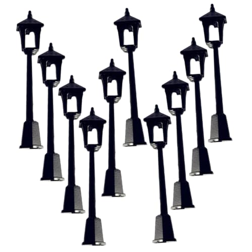 COMNESTBI 10 Stück Mikro Landschafts Straßenlaterne Miniatur Mini Lichter Solar Straßenlaterne Für Zuhause Kleine Weihnachts Straßenlaterne Modellbau Kleines Modell COMNESTBI 10 Stück Mikro Landschafts Straßenlaterne Miniatur Mini Lichter Solar Straßenlaterne Für Zuhause Kleine Weihnachts Straßenlaterne Modellbau Kleines Modell von COMNESTBI