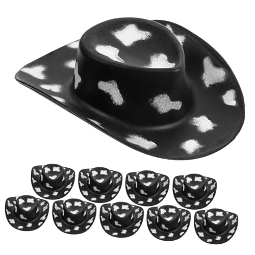 COMNESTBI 10 Stück Mini Cowboy -Hutspielzeug winzig Hut Kostüm Cowgirlhut aus Cowboy-Partyhüte Weiß kleine Cowboyhüte zum Basteln Cowboyhut Tassen Kuhmädchenhut COMNESTBI 10 Stück Mini Cowboy -Hutspielzeug winzig Hut Kostüm Cowgirlhut aus Cowboy-Partyhüte Weiß kleine Cowboyhüte zum Basteln Cowboyhut Tassen Kuhmädchenhut von COMNESTBI