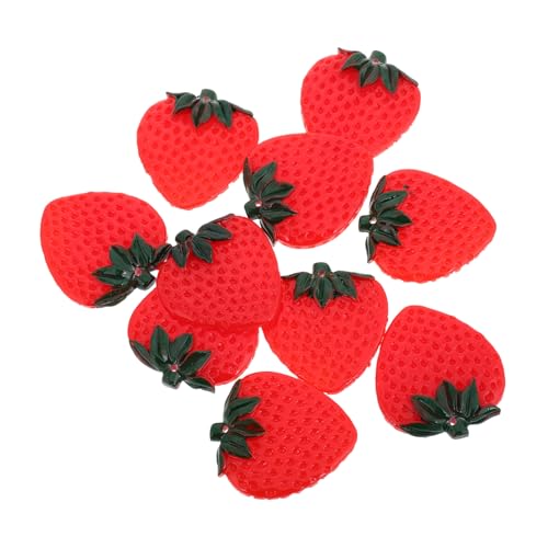 COMNESTBI 10 Stück Obst-Modell Simulationsfrucht falsches Obstdekor künstliche Früchte falsch simulierte Erdbeere Modell Erdbeere Kunstfruchtdekor realistisch Gemüsefoto Requisiten PVC rot COMNESTBI 10 Stück Obst-Modell Simulationsfrucht falsches Obstdekor künstliche Früchte falsch simulierte Erdbeere Modell Erdbeere Kunstfruchtdekor realistisch Gemüsefoto Requisiten PVC rot von COMNESTBI