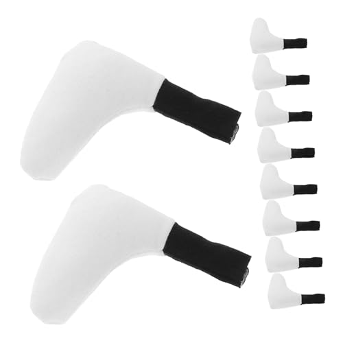 COMNESTBI 10 Stück Plüschpuppenzubehör Puppen Bastelbedarf Puppenersatzteil Puppenfußteile Puppenherstellung DIY Bein Puppenzubehör Flexible Puppenfüße Modellpuppenfüße von COMNESTBI
