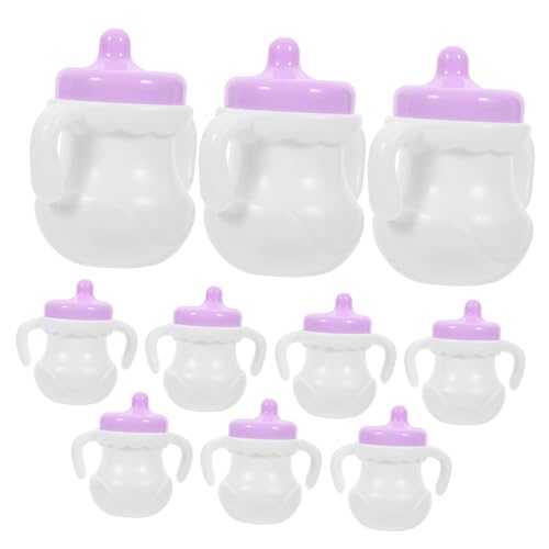 COMNESTBI 10 Stück Puppenflaschenspielzeugzubehör Kleine Trinkflasche Gefälligkeiten Für Die Babyparty Miniatur-puppenflaschen Miniaturflaschen Milchflaschen Für Babypuppen Plastik COMNESTBI 10 Stück Puppenflaschenspielzeugzubehör Kleine Trinkflasche Gefälligkeiten Für Die Babyparty Miniatur-puppenflaschen Miniaturflaschen Milchflaschen Für Babypuppen Plastik von COMNESTBI