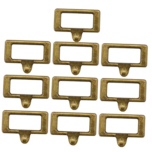 COMNESTBI 10 Stück Puppenhaus-Etikett Living Room Decoration ersatzteile für gartenmöbel Mini-Tag-Desktop dekorativ Mini-Etikett dekorativ Bausatz -Mini-Tag Desktop-Mini-Tag Metall von COMNESTBI