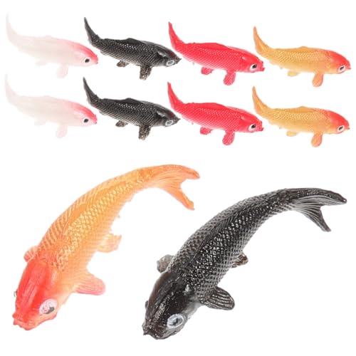 COMNESTBI 10 Stück Puppenhaus-Modell Ornament Figur Klein Winzig Realistisch Schwebend Simulation Mikro Mini-Aquarium Künstlich Miniatur Tank Simulieren Fischschimmel Plastik COMNESTBI 10 Stück Puppenhaus-Modell Ornament Figur Klein Winzig Realistisch Schwebend Simulation Mikro Mini-Aquarium Künstlich Miniatur Tank Simulieren Fischschimmel Plastik von COMNESTBI