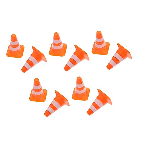 COMNESTBI 10 Stück Straßenkegel Sicherheitskegel Zapfen Kleine Im Freien Lernspielzeug Für Verkehrszeichen DIY -verkehrszeichen Kinderspielzeug Plastik Orange COMNESTBI 10 Stück Straßenkegel Sicherheitskegel Zapfen Kleine Im Freien Lernspielzeug Für Verkehrszeichen DIY -verkehrszeichen Kinderspielzeug Plastik Orange von COMNESTBI