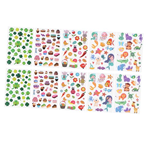COMNESTBI 10 Stücke Tier Aufkleber Cartoon Aufkleber 3D Puffy Aufkleber Blase Aufkleber COMNESTBI 10 Stücke Tier Aufkleber Cartoon Aufkleber 3D Puffy Aufkleber Blase Aufkleber von COMNESTBI
