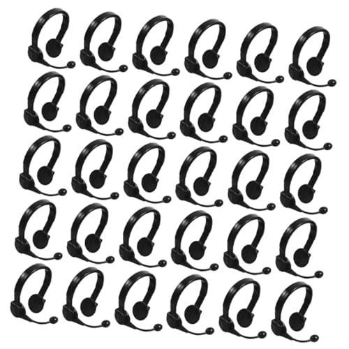 COMNESTBI 100 Stück Headset-Ornament Ente Mini für kinderspielzeug Puppen Accessoire kopfhörer kreativ Teile zum Ankleiden von Puppen Puppenornament Plastik von COMNESTBI