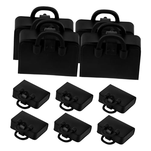 COMNESTBI 10Er Set Puppenhaus-Tasche Diese Schlüsselwörter können dazu beitragen Puppenhaus Miniaturspielzeug für Mädchen Zubehör für den Puppenhausgarten Mini-Tasche Plastik Black COMNESTBI 10Er Set Puppenhaus-Tasche Diese Schlüsselwörter können dazu beitragen Puppenhaus Miniaturspielzeug für Mädchen Zubehör für den Puppenhausgarten Mini-Tasche Plastik Black von COMNESTBI