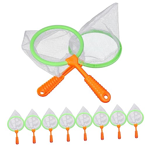 COMNESTBI 10Stücke Teiliges Fischernetz Tragbare Outdoor Spielzeuge für Jungen und Mädchen zum von Fischen Insekten und Schmetterlingen im Garten oder Am Strand COMNESTBI 10Stücke Teiliges Fischernetz Tragbare Outdoor Spielzeuge für Jungen und Mädchen zum von Fischen Insekten und Schmetterlingen im Garten oder Am Strand von COMNESTBI