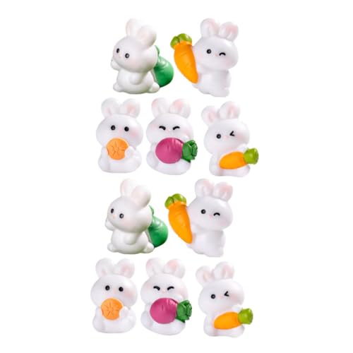 COMNESTBI 10pcs Dekorative Kaninchenkunstware Für Miniaturgartenzubehör DIY Terrarium Dekorationen Karotten Kaninchen -Ornamente Miniatur -Kaninchen -Figuren COMNESTBI 10pcs Dekorative Kaninchenkunstware Für Miniaturgartenzubehör DIY Terrarium Dekorationen Karotten Kaninchen -Ornamente Miniatur -Kaninchen -Figuren von COMNESTBI