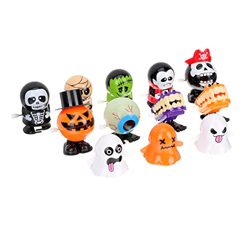 COMNESTBI 12 Stück Halloween-Spielzeugset Wicklung Karikatur aufziehspielzeug Halloween- für Halloween-Laufspielzeug Cartoon -Designspielzeug Plastik Colorful COMNESTBI 12 Stück Halloween-Spielzeugset Wicklung Karikatur aufziehspielzeug Halloween- für Halloween-Laufspielzeug Cartoon -Designspielzeug Plastik Colorful von COMNESTBI
