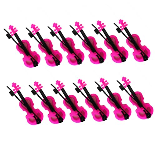 COMNESTBI 12 Stück Mini -Geigenspielzeug Mini-Instrumentenmodelle Miniatur-Geigenspielzeug Mini-Hausgeige Zubehör für Spielhäuser Miniatur-Geigenmodell Plastik Rosy COMNESTBI 12 Stück Mini -Geigenspielzeug Mini-Instrumentenmodelle Miniatur-Geigenspielzeug Mini-Hausgeige Zubehör für Spielhäuser Miniatur-Geigenmodell Plastik Rosy von COMNESTBI