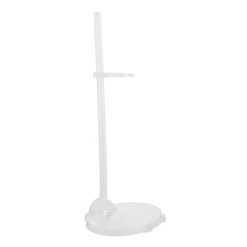 COMNESTBI 12 Stück Puppenständer Anzeige unser Inhaber Kinderpuppe Stand doll Accessories Puppenhalter Zubehör für den Puppenladen Actionfigurenständer Figur Steht Plastik Transparent von COMNESTBI