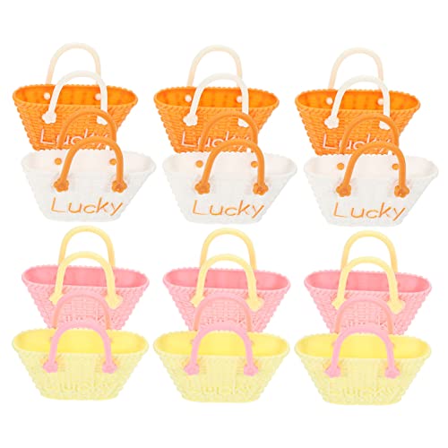 COMNESTBI 12 Stück Zubehör für Puppenspielzeug Mini-Puppenhaus-Zubehör wiedergeborenes Zubehör Handtaschen für kleine Mädchen Babyzubehör Puppenhaus Miniaturzubehör Plastik COMNESTBI 12 Stück Zubehör für Puppenspielzeug Mini-Puppenhaus-Zubehör wiedergeborenes Zubehör Handtaschen für kleine Mädchen Babyzubehör Puppenhaus Miniaturzubehör Plastik von COMNESTBI