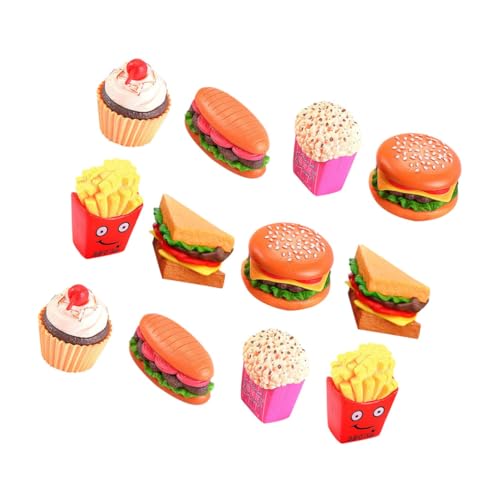 COMNESTBI 12-teiliges Set Plastikspielzeug Für Kleinkinder Fast-Food-spielset Für Kleinkinder Simulationsfutter Spielnahrung Für Lebensmittelspielzeug Aus Kunststoff Kochspielzeug PVC COMNESTBI 12-teiliges Set Plastikspielzeug Für Kleinkinder Fast-Food-spielset Für Kleinkinder Simulationsfutter Spielnahrung Für Lebensmittelspielzeug Aus Kunststoff Kochspielzeug PVC von COMNESTBI