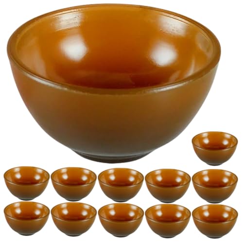 COMNESTBI 12Stücke Teiliges Schalen für Puppenhaus Realistische Küchenaccessoires für Sammler für Kreative Rollenspiele und von COMNESTBI