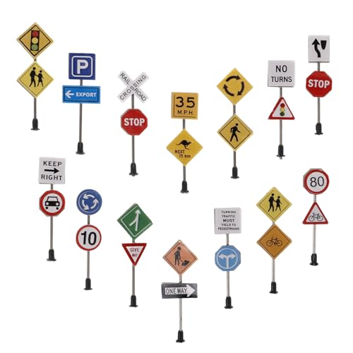 COMNESTBI 14 Stück Logo des Sandtischmodells Verkehrsmodell Für Mini Verkehrszeichen Für Sandtisch-verkehrszeichen Simulation Verkehrszeichen Straße Winzig Abs Plus Edelstahl COMNESTBI 14 Stück Logo des Sandtischmodells Verkehrsmodell Für Mini Verkehrszeichen Für Sandtisch-verkehrszeichen Simulation Verkehrszeichen Straße Winzig Abs Plus Edelstahl von COMNESTBI