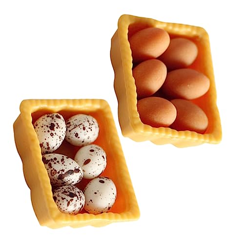 COMNESTBI 14 Stück Simulierte Kombination Aus Box -eiern Mini- Mini -Lebensmittel -Ornamente Miniatur-Food-Modell Mini-Eier- Mini-harzfutter Modell-Eier Plastik COMNESTBI 14 Stück Simulierte Kombination Aus Box -eiern Mini- Mini -Lebensmittel -Ornamente Miniatur-Food-Modell Mini-Eier- Mini-harzfutter Modell-Eier Plastik von COMNESTBI