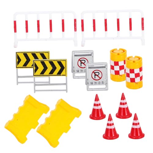 COMNESTBI 14-teiliges Miniatur-verkehrszeichen-spielset, Straßensperren, Straßenschilder, Verkehrskegel, Spielzeug, Sandkasten, Miniaturen COMNESTBI 14-teiliges Miniatur-verkehrszeichen-spielset, Straßensperren, Straßenschilder, Verkehrskegel, Spielzeug, Sandkasten, Miniaturen von COMNESTBI