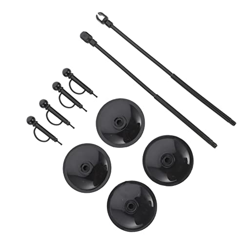 COMNESTBI 15 Stück Mini -Mikrofonverzierung Mini-Mikrofon-Modell Miniaturmikrofonmodell winziges Mikrofon Mini-Musikinstrumentenmodell Retro-Requisiten Plastik Black von COMNESTBI