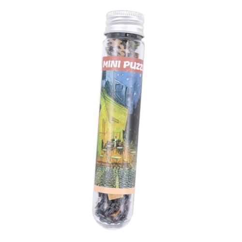 COMNESTBI 150Stücke Teiliges Mini Puzzle mit Kreativem Kunstmotiv Pädagogisches für Erwachsene Lustiges Jigsaw Puzzle im Testrohr für Entspannende im Freien von COMNESTBI