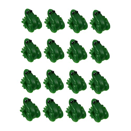 COMNESTBI 16 Stück Kleine Froschdekoration spielzeuge Toy Kinderzimmer Dekoration Dekorative Tierfiguren für Frosch Zeug Puppenhaus-Gartenminiatur Froschspielzeug Frösche Harz Green COMNESTBI 16 Stück Kleine Froschdekoration spielzeuge Toy Kinderzimmer Dekoration Dekorative Tierfiguren für Frosch Zeug Puppenhaus-Gartenminiatur Froschspielzeug Frösche Harz Green von COMNESTBI