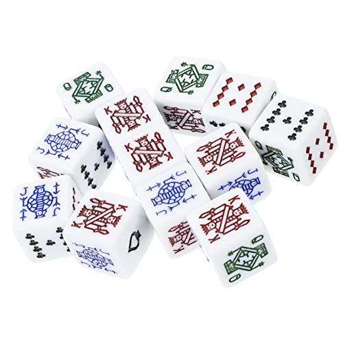 COMNESTBI 16Stücke Poker Acryl für Lügner Würfelspiel Partyzubehör und Gesellschaftsspiele Requisiten für Unterhaltsame Spielabende COMNESTBI 16Stücke Poker Acryl für Lügner Würfelspiel Partyzubehör und Gesellschaftsspiele Requisiten für Unterhaltsame Spielabende von COMNESTBI
