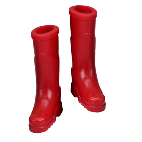 COMNESTBI 1Paar Puppenhaus Schuhe Realistische Mini Regenstiefel Dekoration Für Mini Szenen Für Puppenhaus Layouts Geschenkidee Für Sammler Und Enthusiasten von COMNESTBI