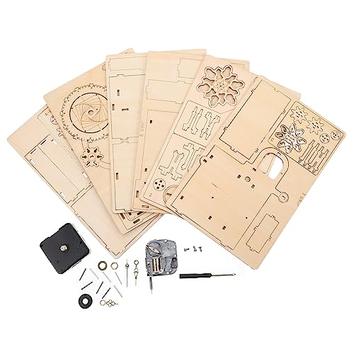 COMNESTBI 1Satz DIY Holz Puzzle Musikbox mit Stifthalter Desktop Ornament Handgefertigte Musikspielzeug für Kreative Bastelprojekte und Aufbewahrung von Schreibutensilien von COMNESTBI