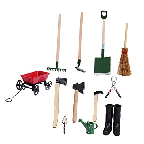 COMNESTBI 1Satz Gartenwerkzeuge für Puppenhaus Teiliges Mini Farm Werkzeug für Kreative Gartenprojekte und Spielzeugdekorationen COMNESTBI 1Satz Gartenwerkzeuge für Puppenhaus Teiliges Mini Farm Werkzeug für Kreative Gartenprojekte und Spielzeugdekorationen von COMNESTBI