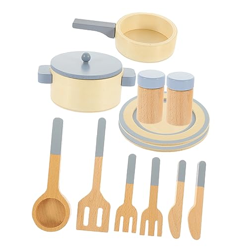COMNESTBI 1Satz Holz Kochgeschirr Set für Teiliges Küchenzubehör Fördert Kreativität und Robustes Langlebiges Material für Rollenspiele und Gemeinsames COMNESTBI 1Satz Holz Kochgeschirr Set für Teiliges Küchenzubehör Fördert Kreativität und Robustes Langlebiges Material für Rollenspiele und Gemeinsames von COMNESTBI
