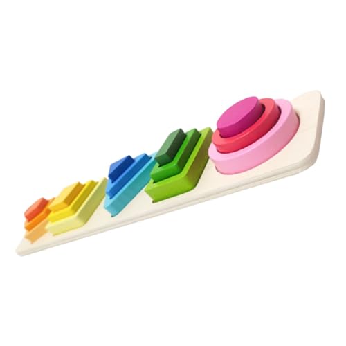 COMNESTBI 1Satz Holzformpuzzle für Geometrisches Stapeln und Sortieren Frühkindlichen Entwicklung Geeignet für Jahre Sicher und Langlebig COMNESTBI 1Satz Holzformpuzzle für Geometrisches Stapeln und Sortieren Frühkindlichen Entwicklung Geeignet für Jahre Sicher und Langlebig von COMNESTBI