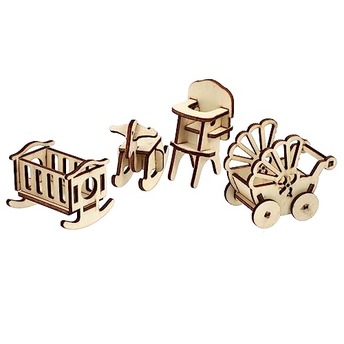 COMNESTBI 1Satz Kinderzimmermöbel Aus Holz Puppenhaus Schaukelstuhl Für Kreative Rollenspiele Ab Jahren COMNESTBI 1Satz Kinderzimmermöbel Aus Holz Puppenhaus Schaukelstuhl Für Kreative Rollenspiele Ab Jahren von COMNESTBI
