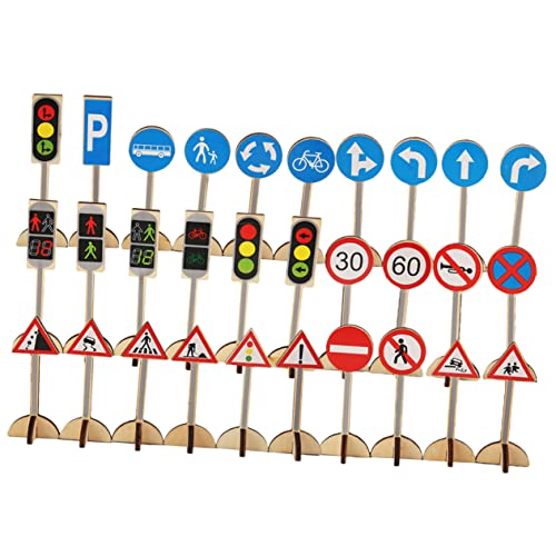 COMNESTBI 1Satz Kreatives Straßenschild Spielzeugset aus Teiliges für Verkehrserziehung Realistische Verkehrszeichen für Kreatives Rollenspiel und Simulation von Baustellen COMNESTBI 1Satz Kreatives Straßenschild Spielzeugset aus Teiliges für Verkehrserziehung Realistische Verkehrszeichen für Kreatives Rollenspiel und Simulation von Baustellen von COMNESTBI